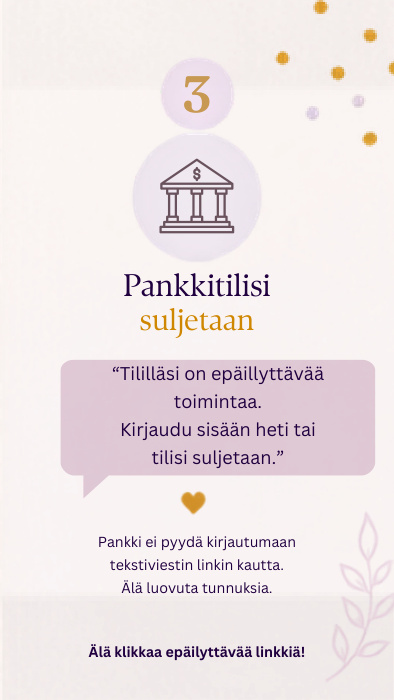 Infograafi: Pankkitilisi suljetaan
